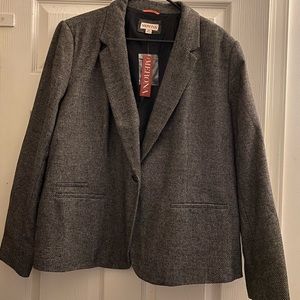 Black and White Woman’s Blazer